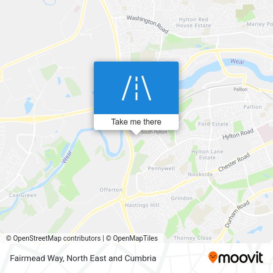Fairmead Way map