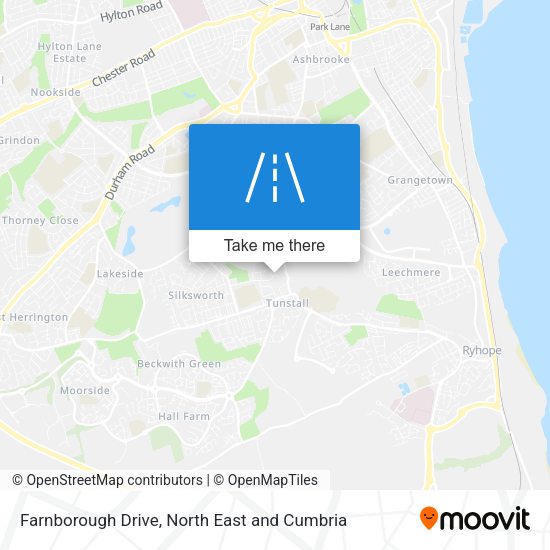 Farnborough Drive map