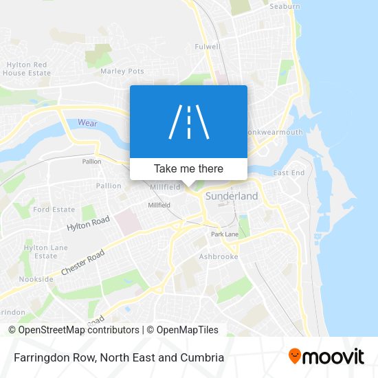 Farringdon Row map