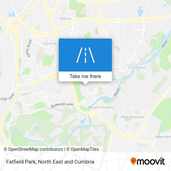 Fatfield Park map