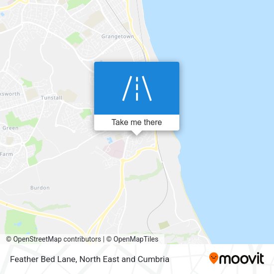 Feather Bed Lane map