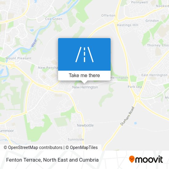 Fenton Terrace map