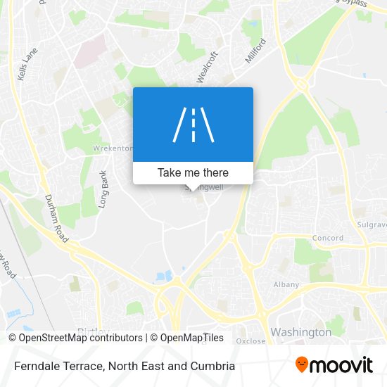 Ferndale Terrace map