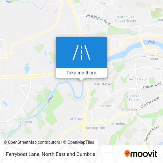 Ferryboat Lane map