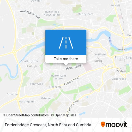 Fordenbridge Crescent map