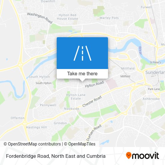 Fordenbridge Road map