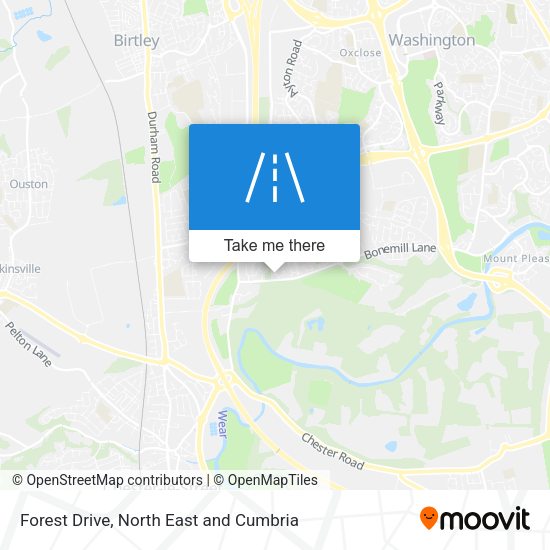 Forest Drive map