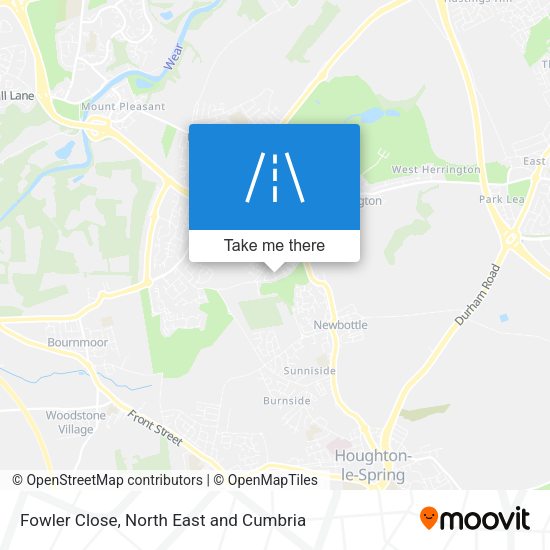 Fowler Close map