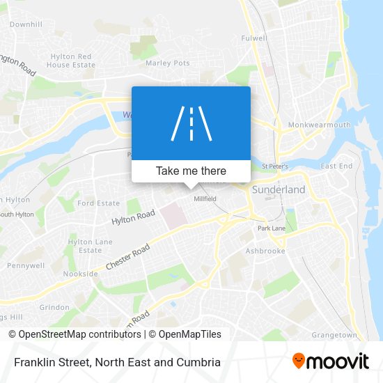 Franklin Street map