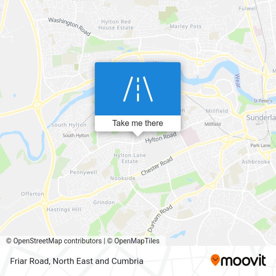 Friar Road map