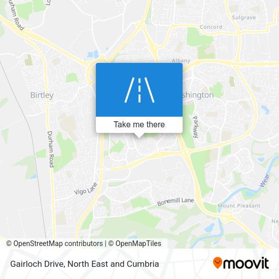 Gairloch Drive map