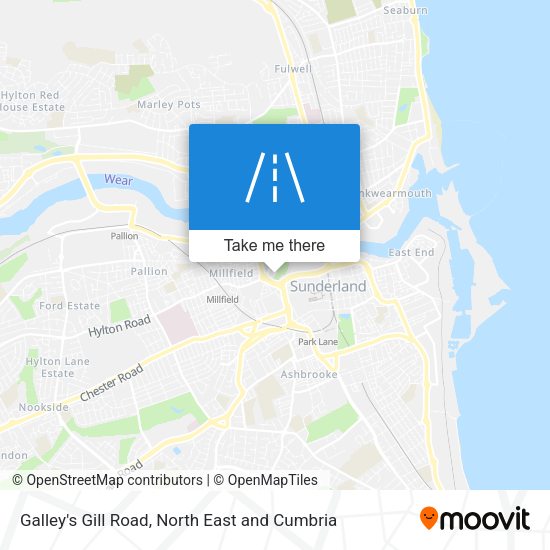 Galley's Gill Road map