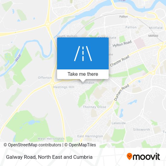 Galway Road map