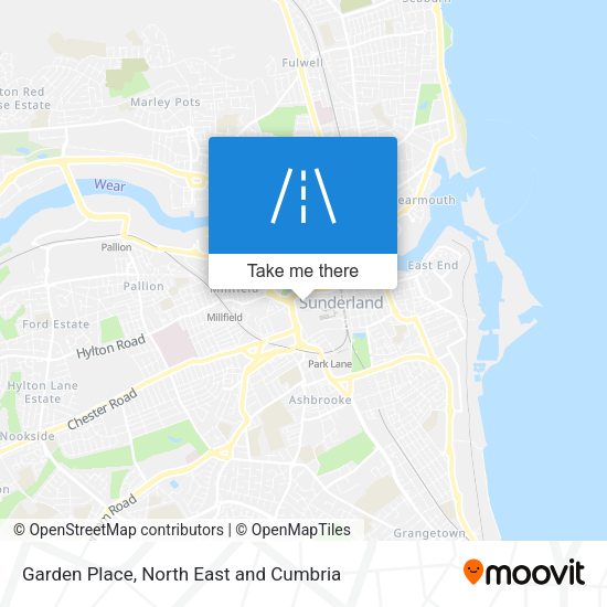 Garden Place map