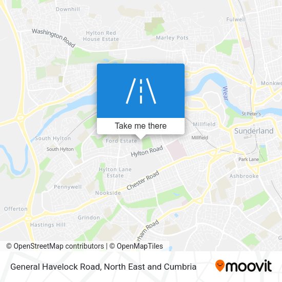 General Havelock Road map