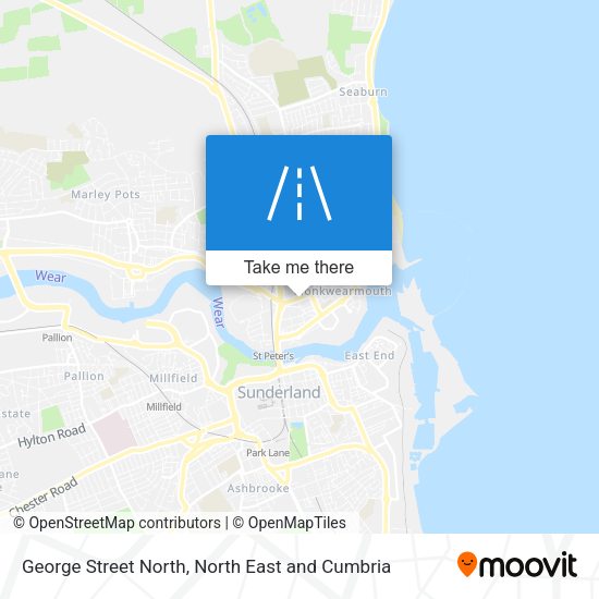 George Street North map
