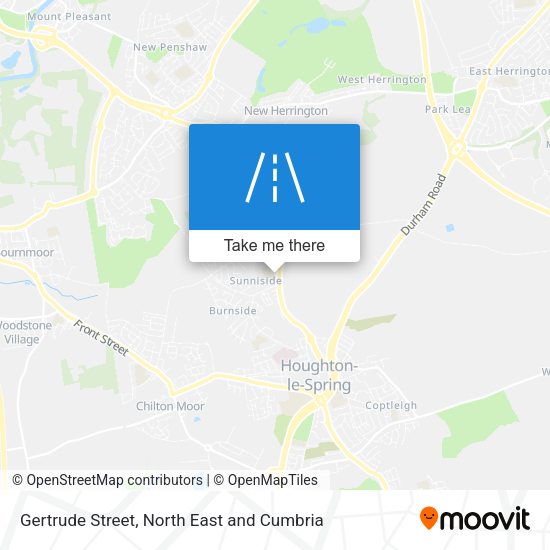 Gertrude Street map