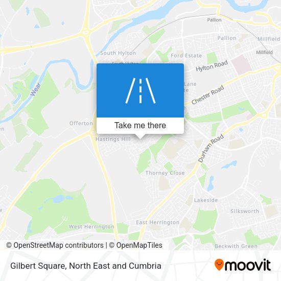 Gilbert Square map