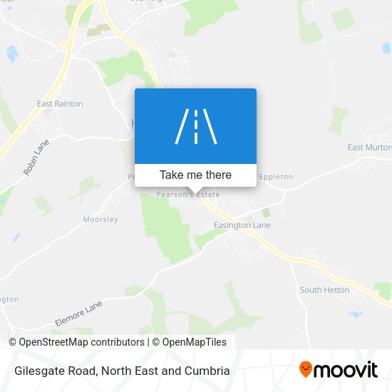 Gilesgate Road map