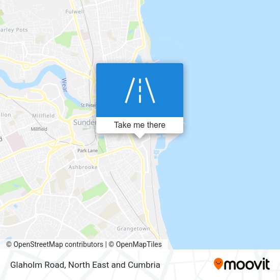 Glaholm Road map