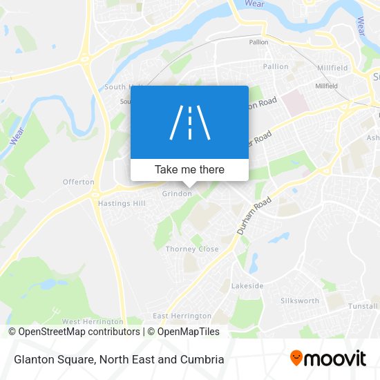 Glanton Square map