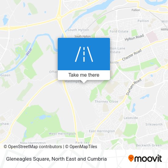 Gleneagles Square map