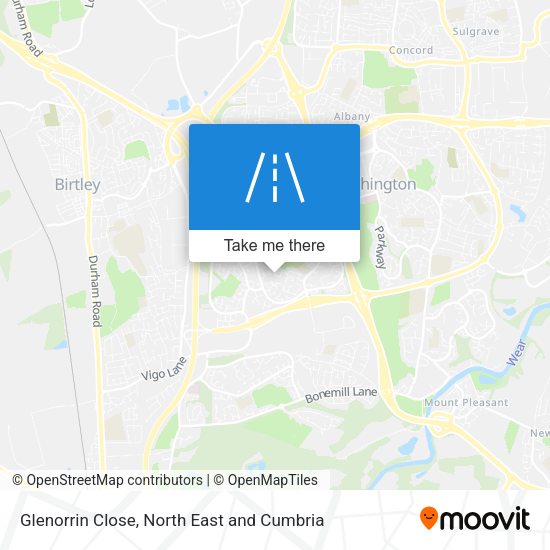Glenorrin Close map