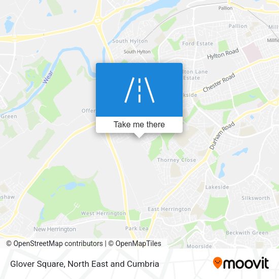 Glover Square map