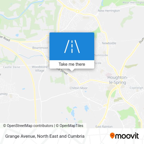 Grange Avenue map
