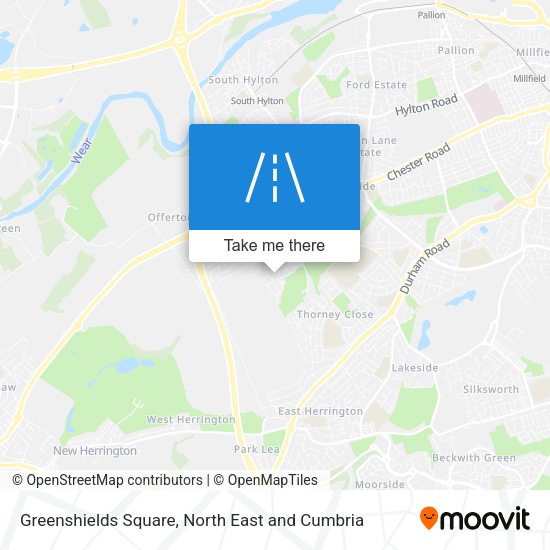 Greenshields Square map