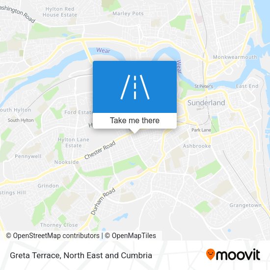 Greta Terrace map