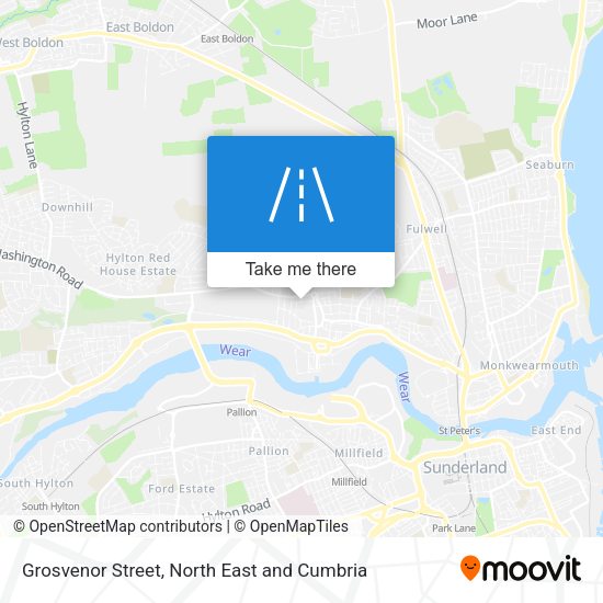 Grosvenor Street map
