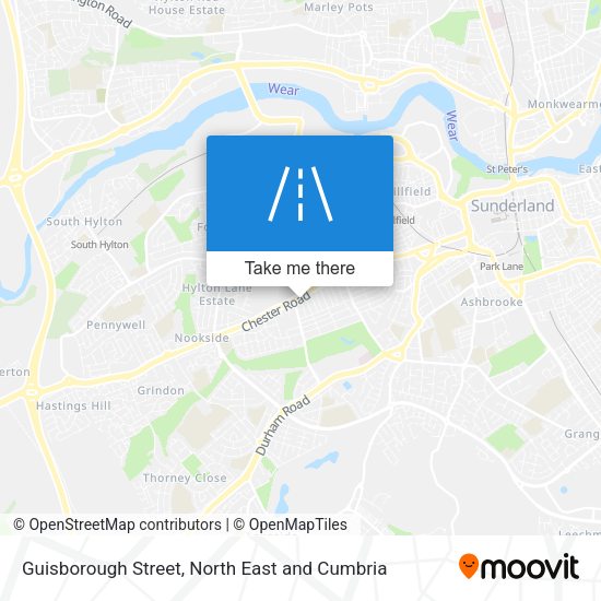Guisborough Street map