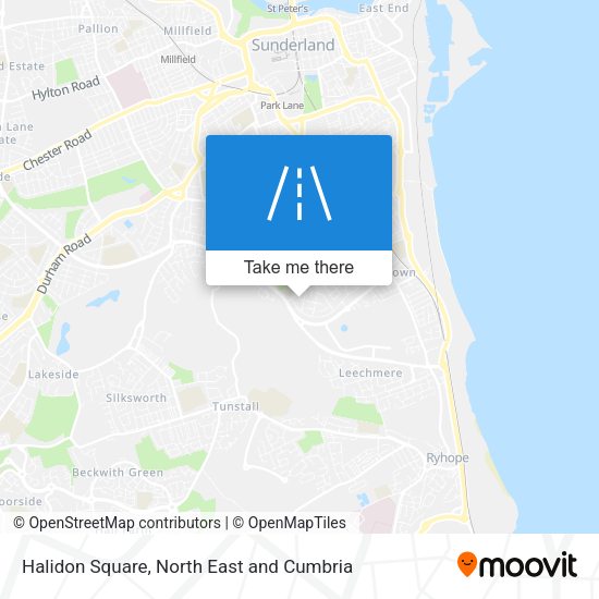 Halidon Square map