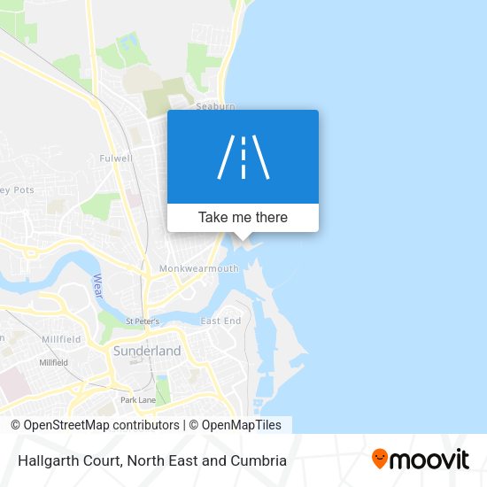 Hallgarth Court map