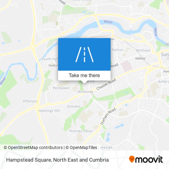 Hampstead Square map