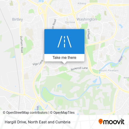 Hargill Drive map