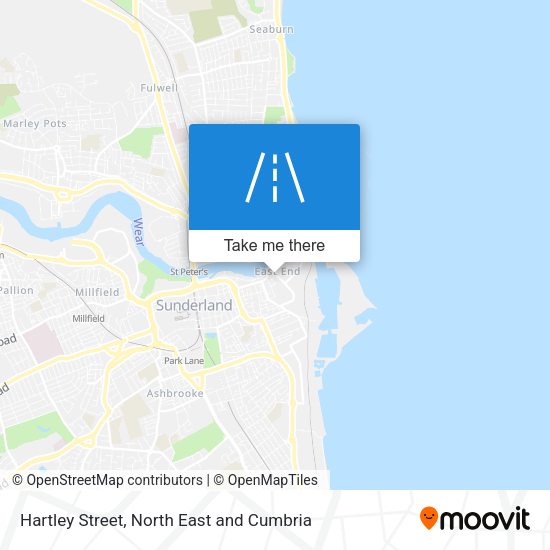 Hartley Street map