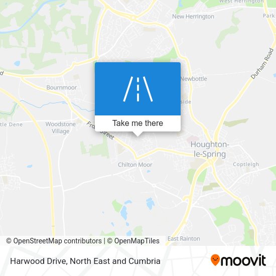 Harwood Drive map