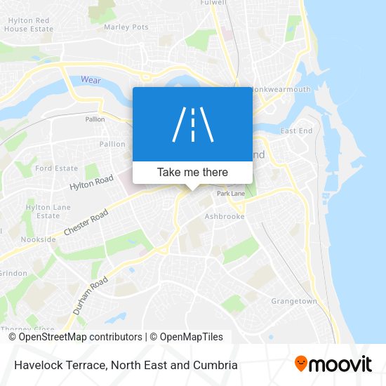 Havelock Terrace map