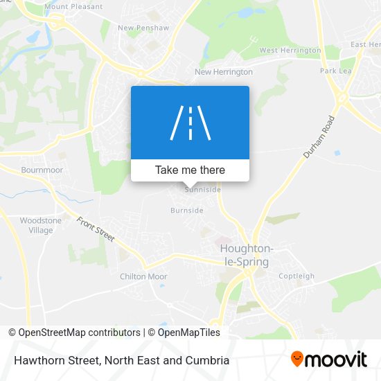 Hawthorn Street map