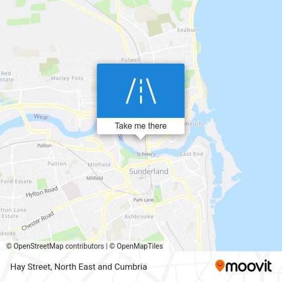 Hay Street map