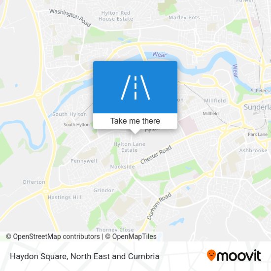 Haydon Square map