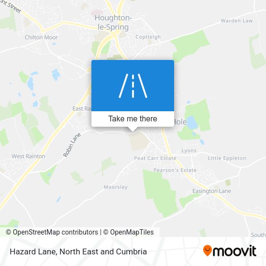 Hazard Lane map