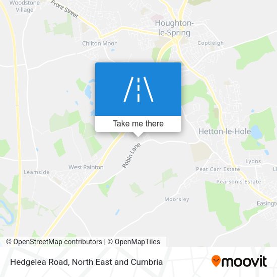 Hedgelea Road map