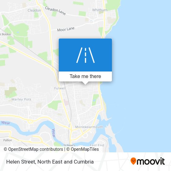 Helen Street map