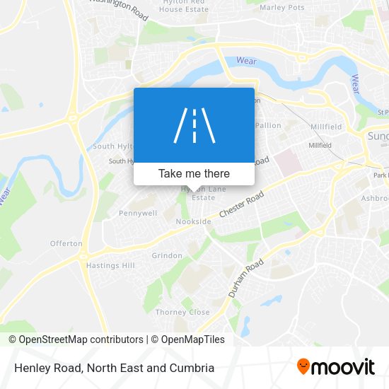 Henley Road map