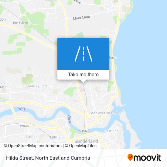 Hilda Street map