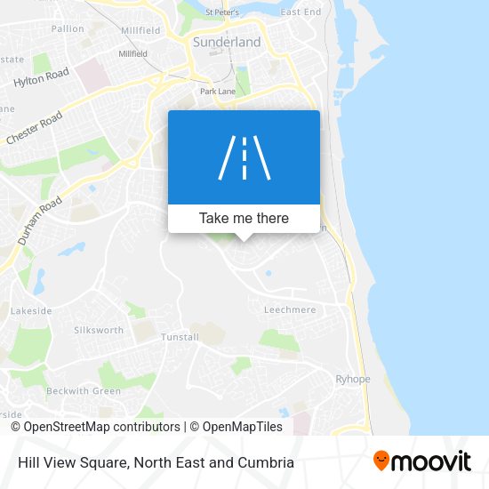 Hill View Square map
