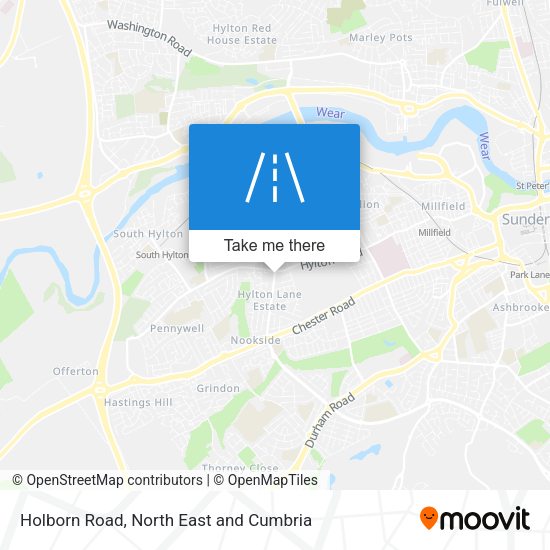 Holborn Road map